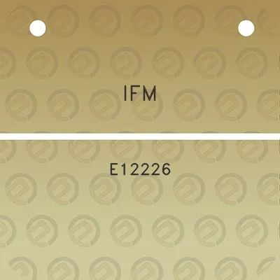 ifm-e12226