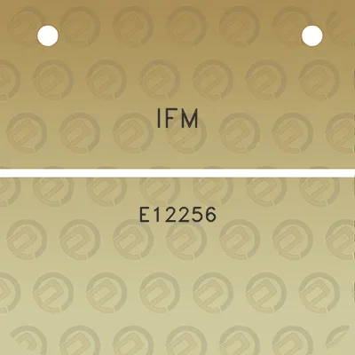 ifm-e12256