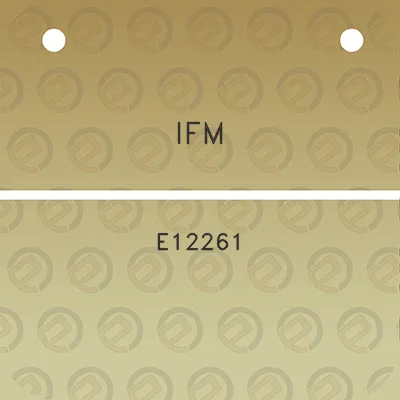 ifm-e12261