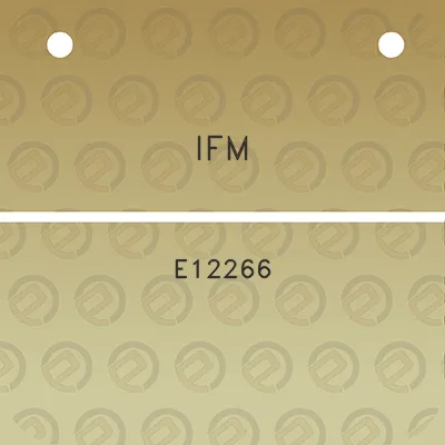 ifm-e12266