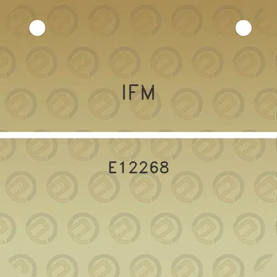 ifm-e12268