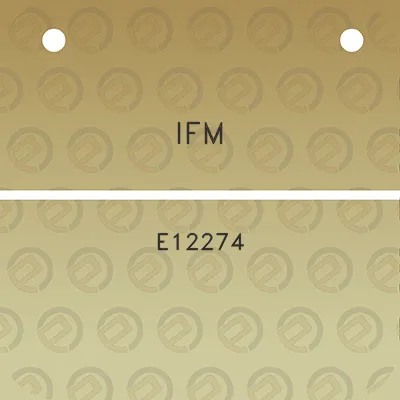 ifm-e12274