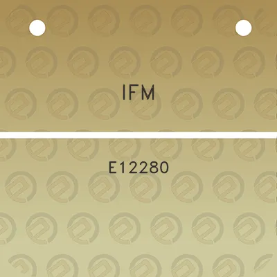 ifm-e12280