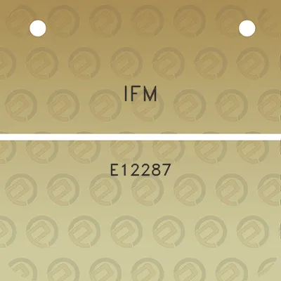 ifm-e12287