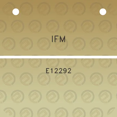 ifm-e12292