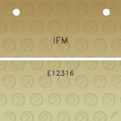 ifm-e12316