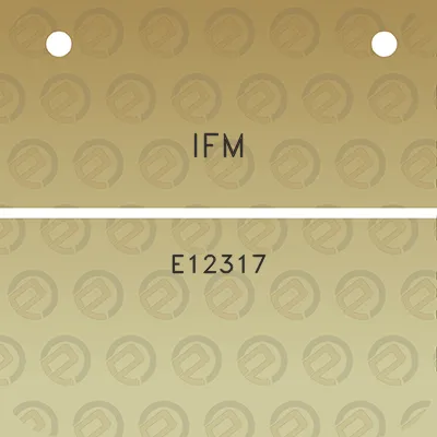 ifm-e12317