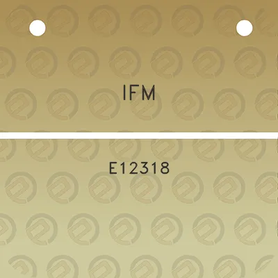 ifm-e12318