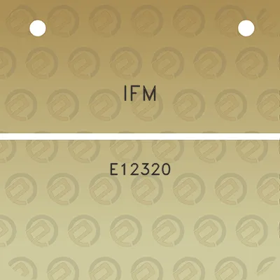 ifm-e12320