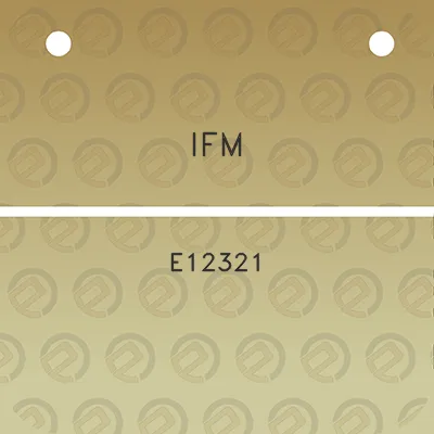 ifm-e12321