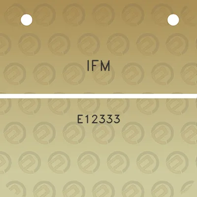 ifm-e12333