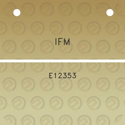 ifm-e12353