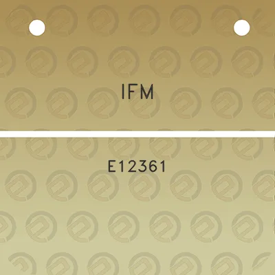 ifm-e12361