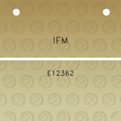 ifm-e12362