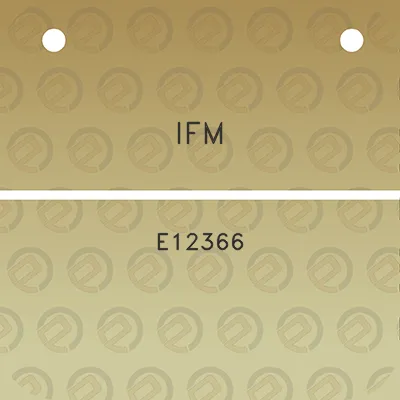 ifm-e12366