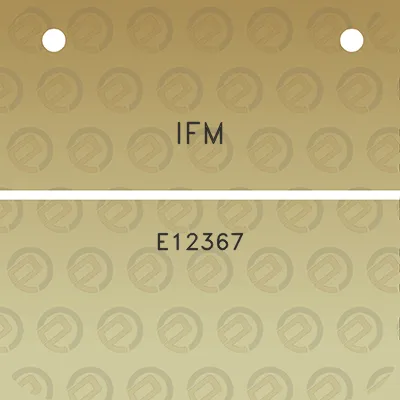 ifm-e12367