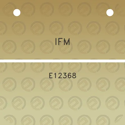 ifm-e12368