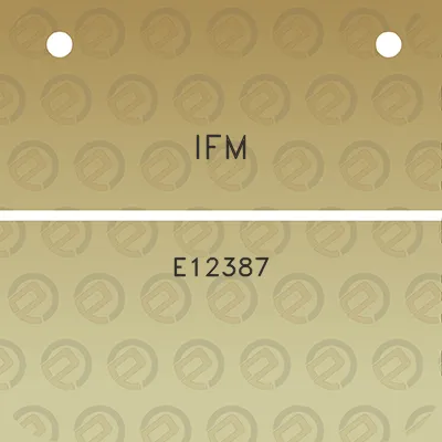 ifm-e12387