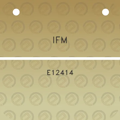 ifm-e12414