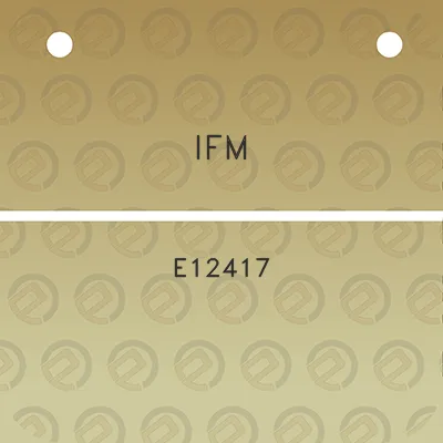 ifm-e12417