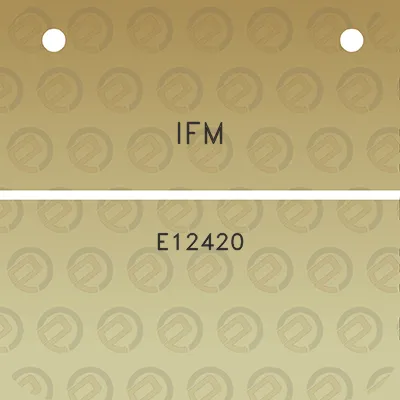 ifm-e12420