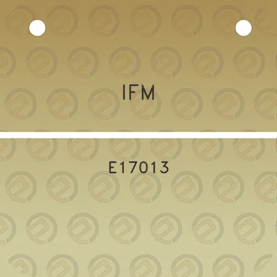 ifm-e17013