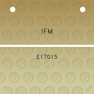 ifm-e17015