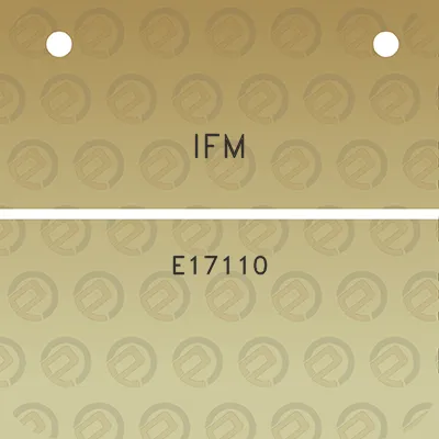 ifm-e17110