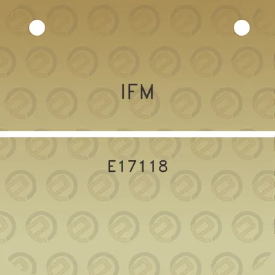 ifm-e17118