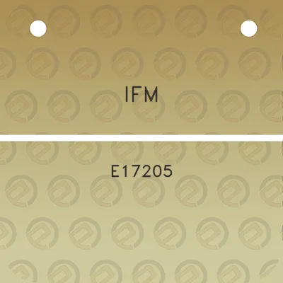 ifm-e17205