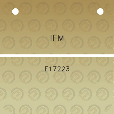 ifm-e17223