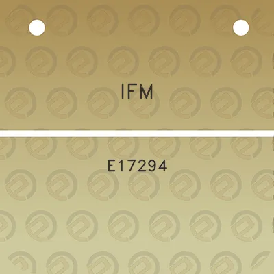 ifm-e17294