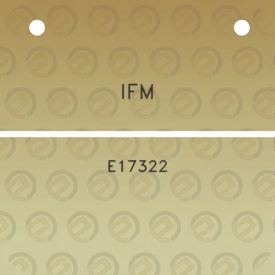 ifm-e17322