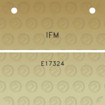 ifm-e17324