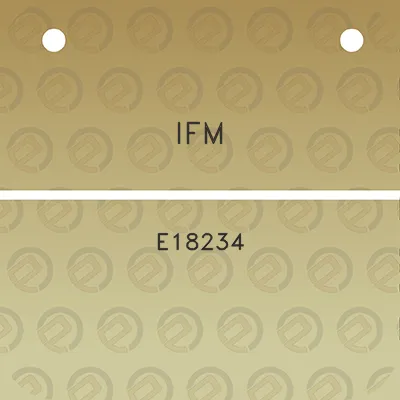 ifm-e18234