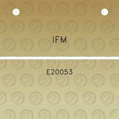 ifm-e20053