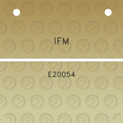 ifm-e20054