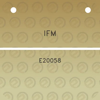 ifm-e20058