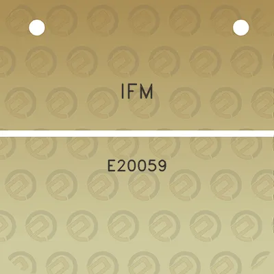 ifm-e20059