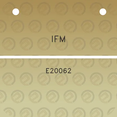 ifm-e20062