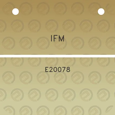 ifm-e20078