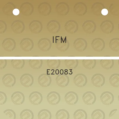 ifm-e20083