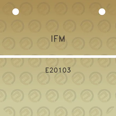 ifm-e20103