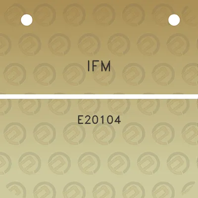 ifm-e20104