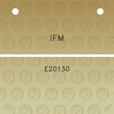 ifm-e20130