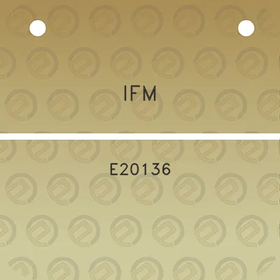 ifm-e20136