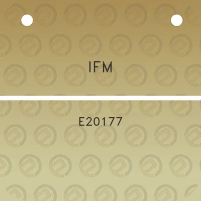 ifm-e20177