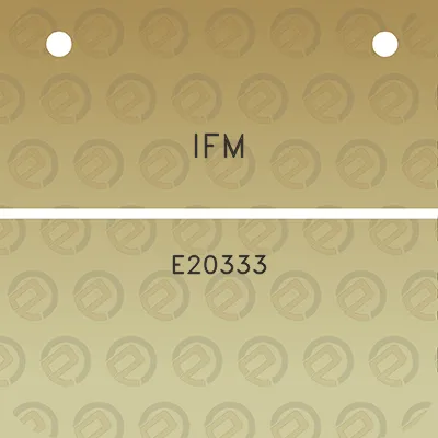 ifm-e20333