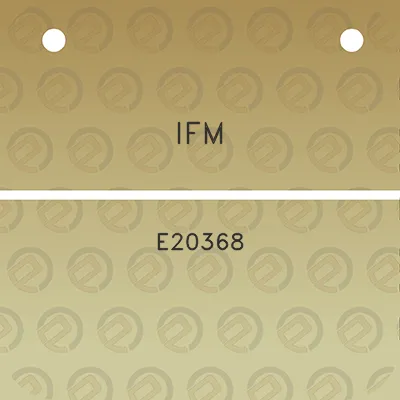 ifm-e20368