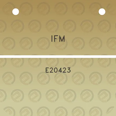 ifm-e20423